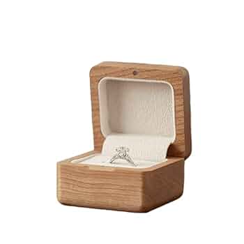 Amazon.co.jp: 指輪 リング ペアリング用 指輪ケース 木製